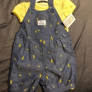 Carters 6 month infant girl romper NWT